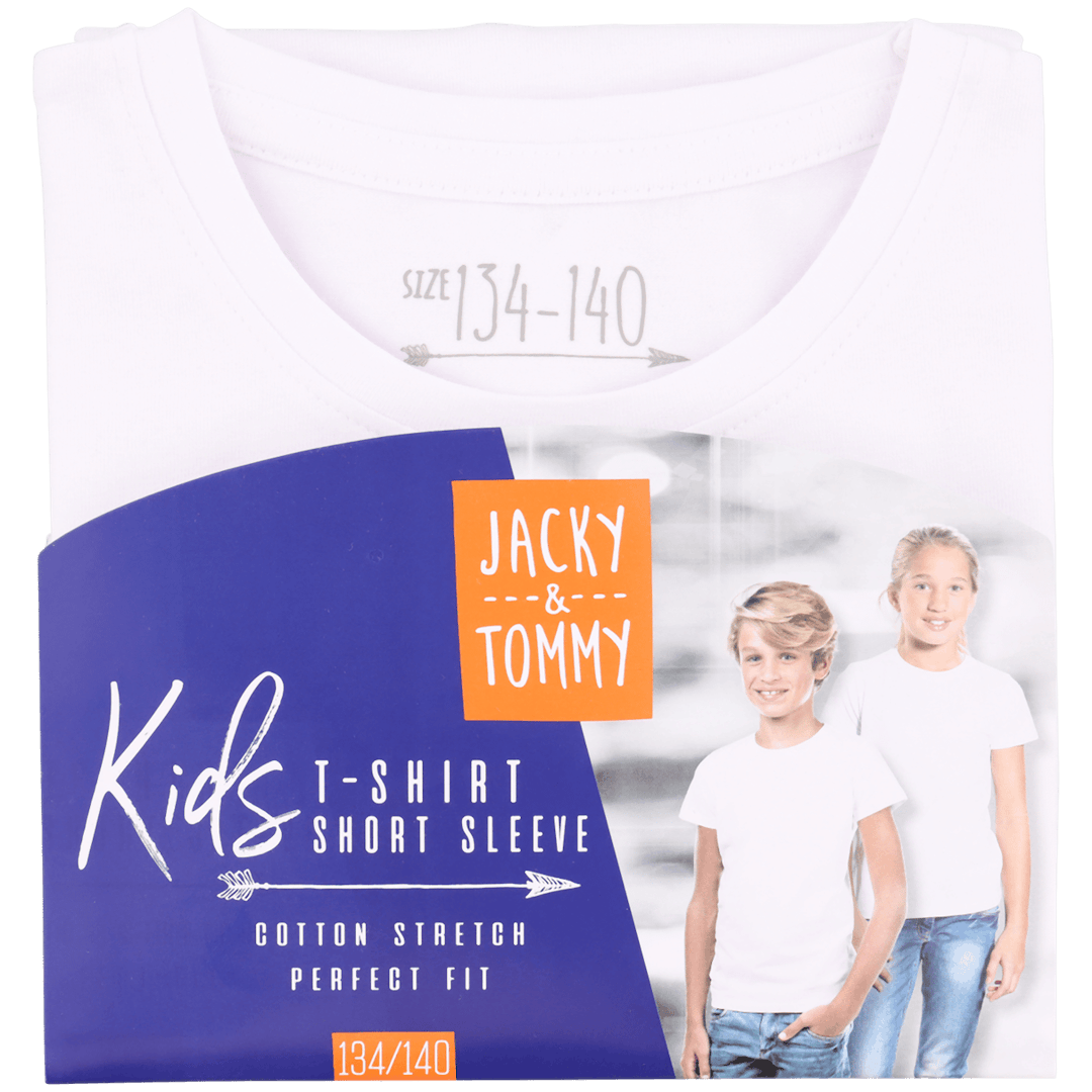 Maglietta bianca per bambini Jacky & Tommy  