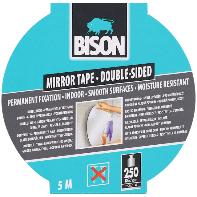 Bison Doppelseitiges Montageband für Spiegel  