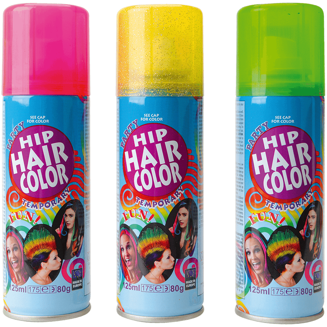 Spray de fête pour cheveux  