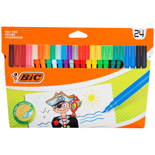 Kolorowe flamastry BIC  