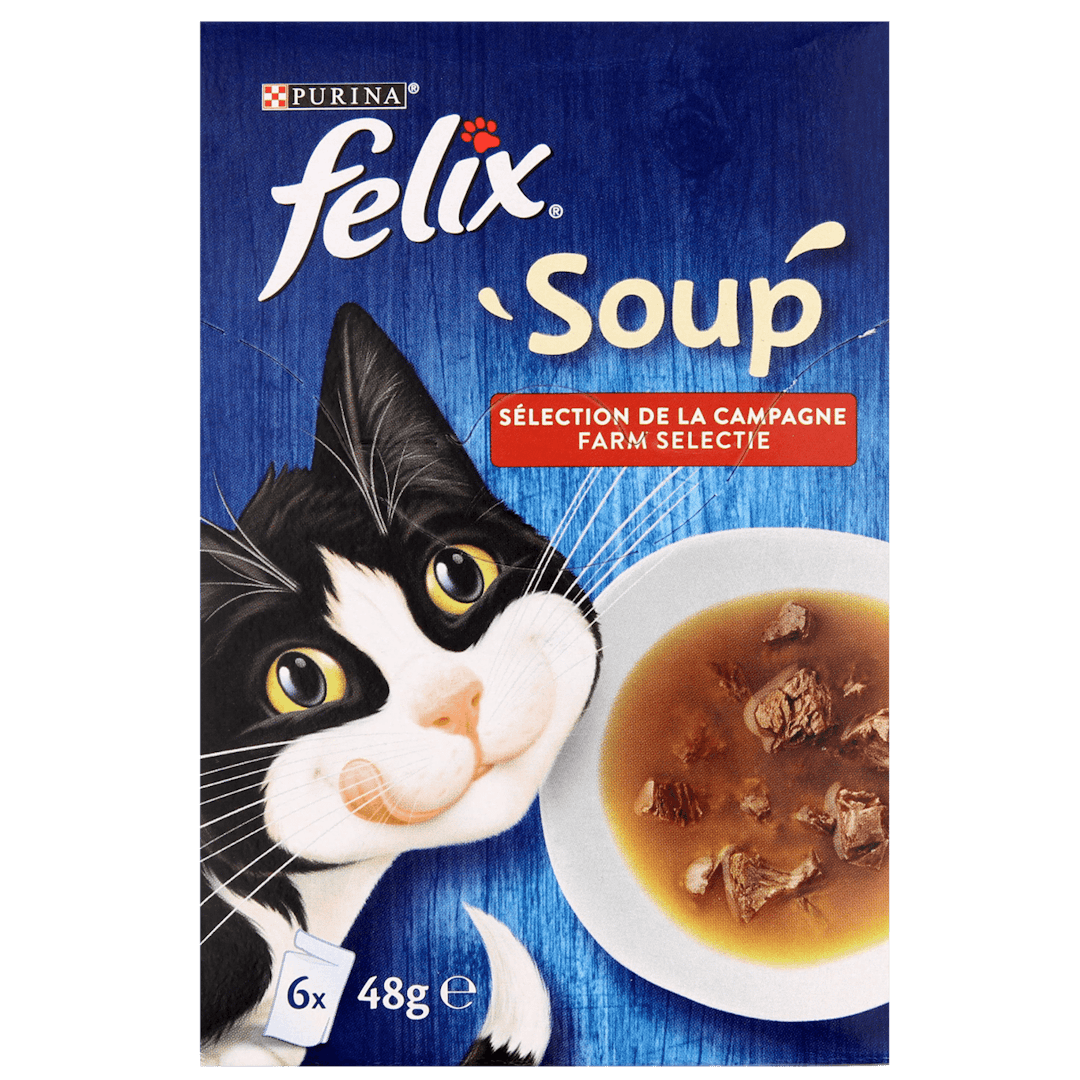 Krmivo pro kočky Soup Felix  