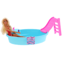 Barbie met zwembad  