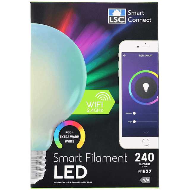 Inteligentna wielokolorowa żarówka LED LSC Smart Connect 