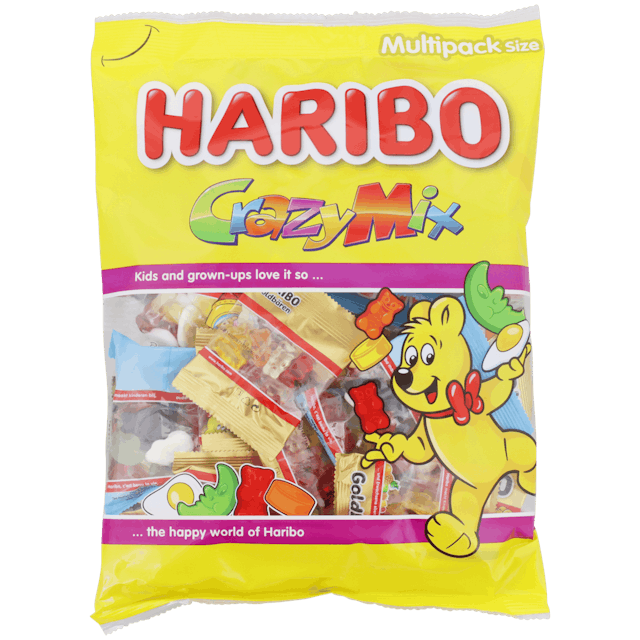 Bolsa mezcla golosinas Haribo Crazy Mix