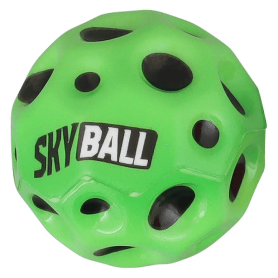 Skákací míč ve tvaru meteoru 