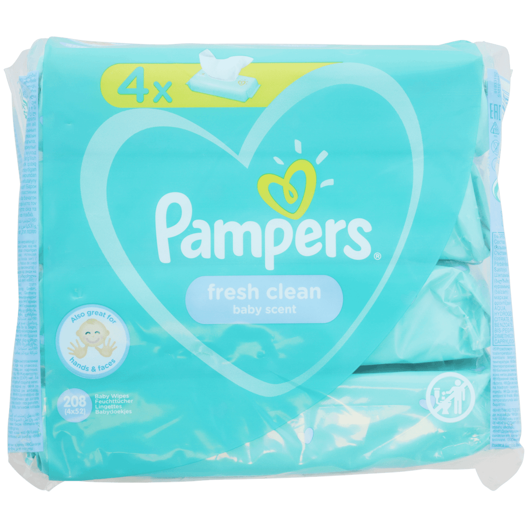 Lingettes pour bébé Pampers Fresh clean