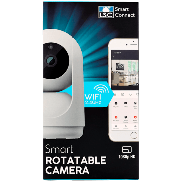 Caméra de surveillance pivotante intelligente LSC Smart Connect  