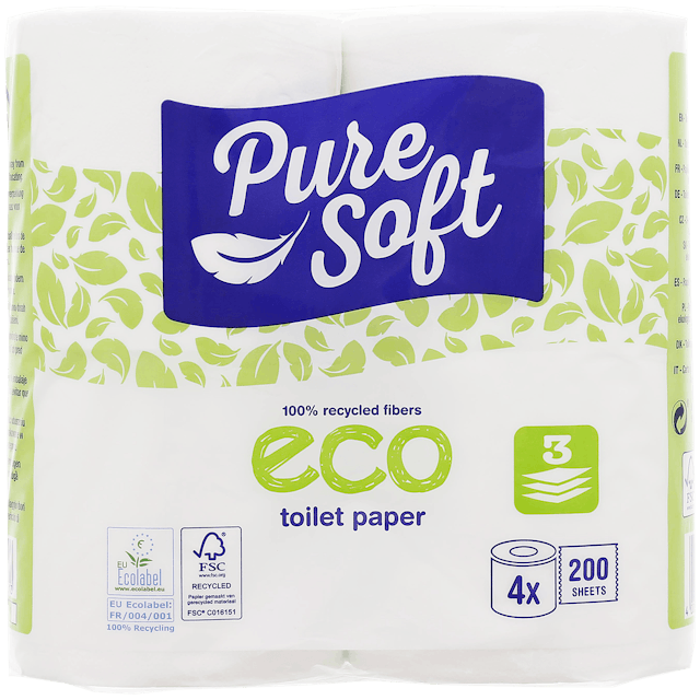Ekologický toaletní papír Pure Soft Pure Soft  