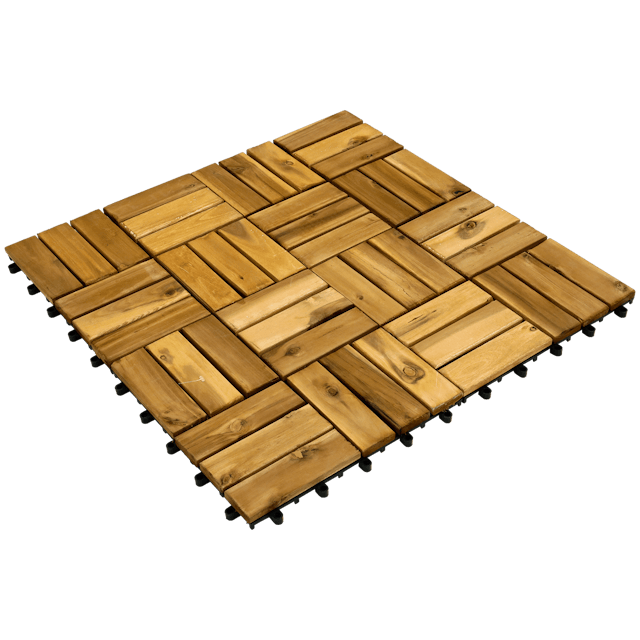 Terrassenfliesen aus Holz 