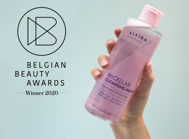 Micelárna čistiaca voda Alvira: Belgian Beauty Award 2020