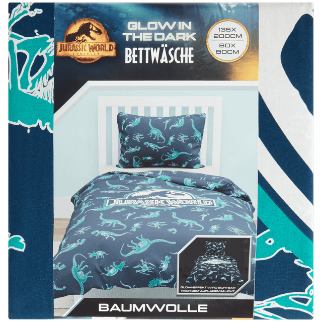 Biancheria Da Letto Borussia Dortmund Glow In The Dark - Copripiumino 135x200 Cm Ufficiale - Foto 4