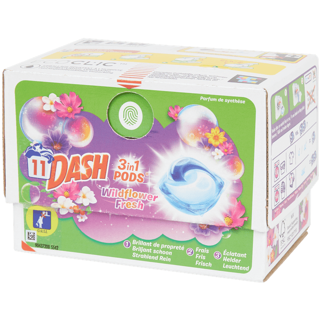 Capsules de lessive Dash 3-en-1 Wildflower Fresh | Action LU