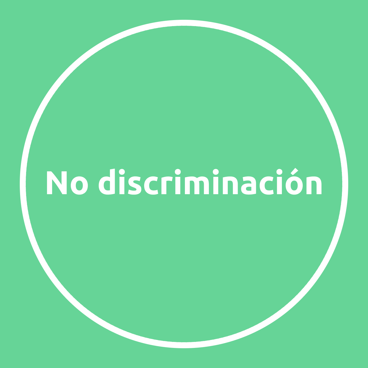 No discriminación