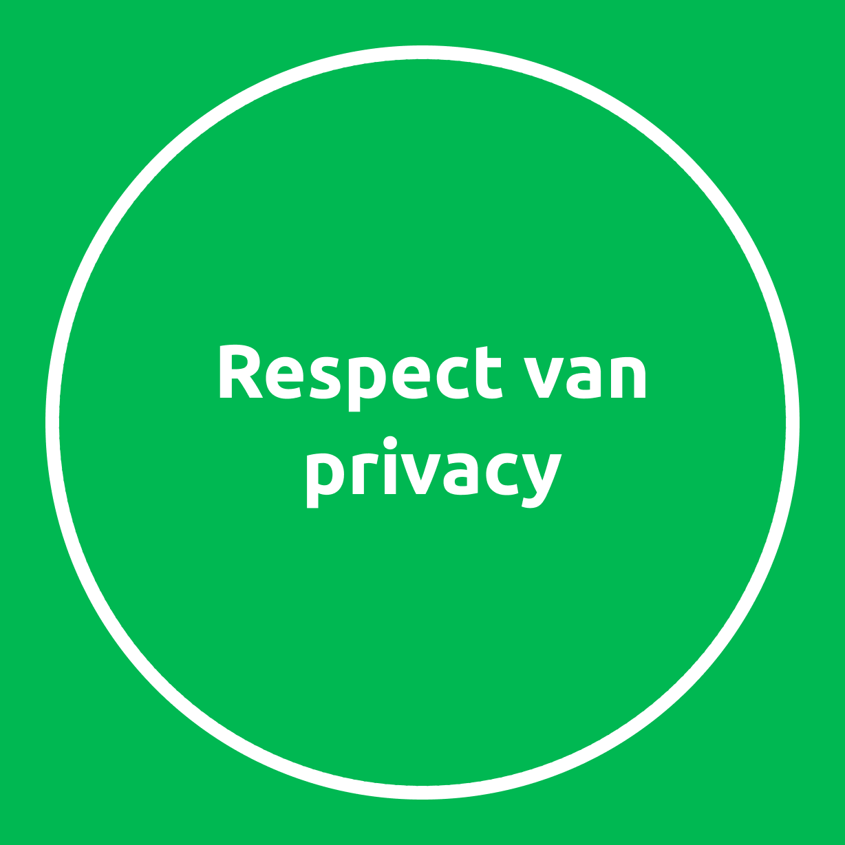 Respect van privacy