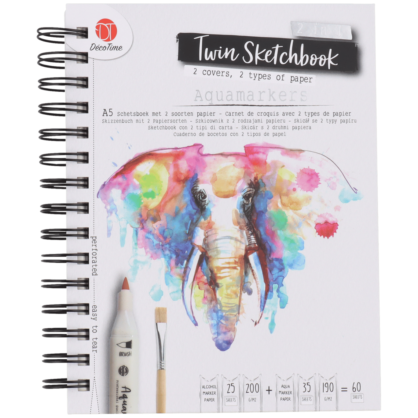 DécoTime twin sketchbook