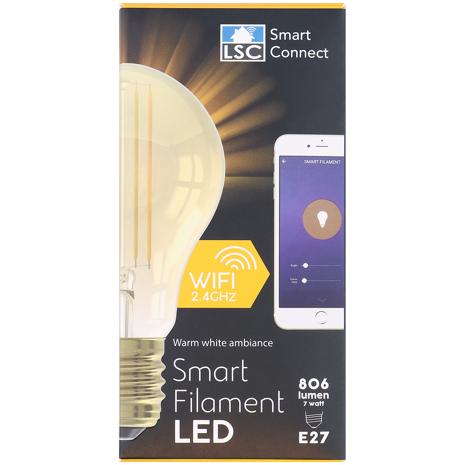 lsc smart connect slimme filament ledlamp action com