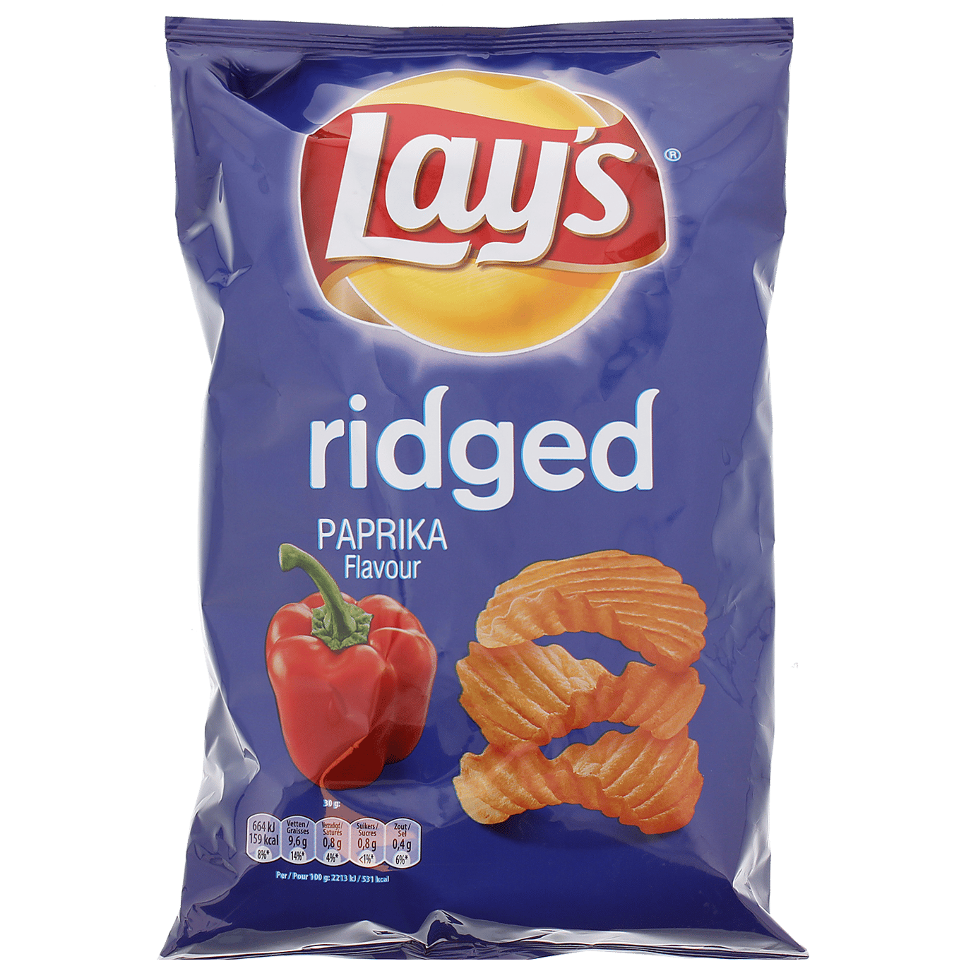 ridged Paprika Lay's