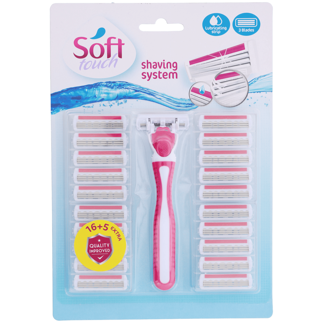 Rasoir Avec Lames Supplementaires Soft Touch Action Com