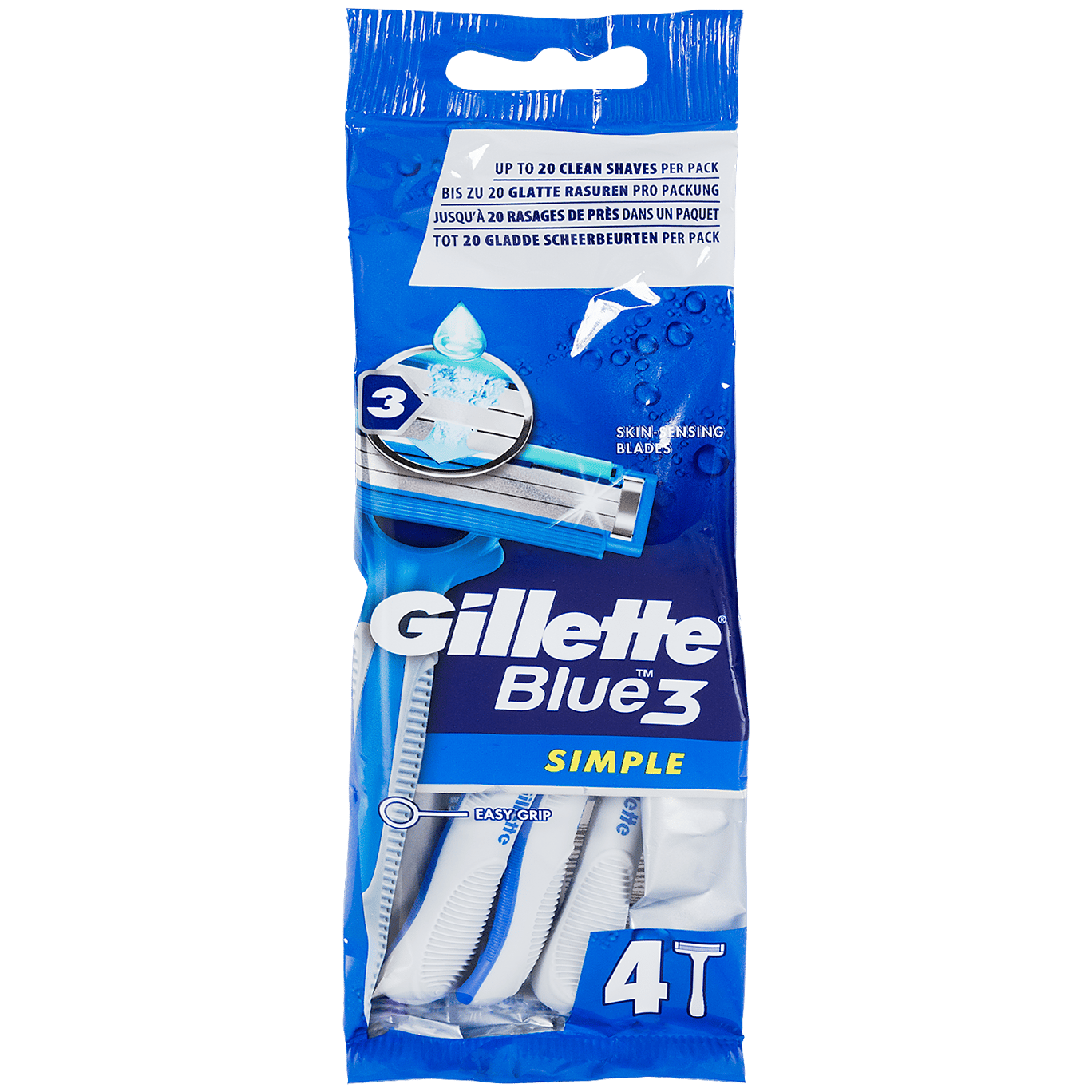 Gillette Blue 3 scheermesjes Simple
