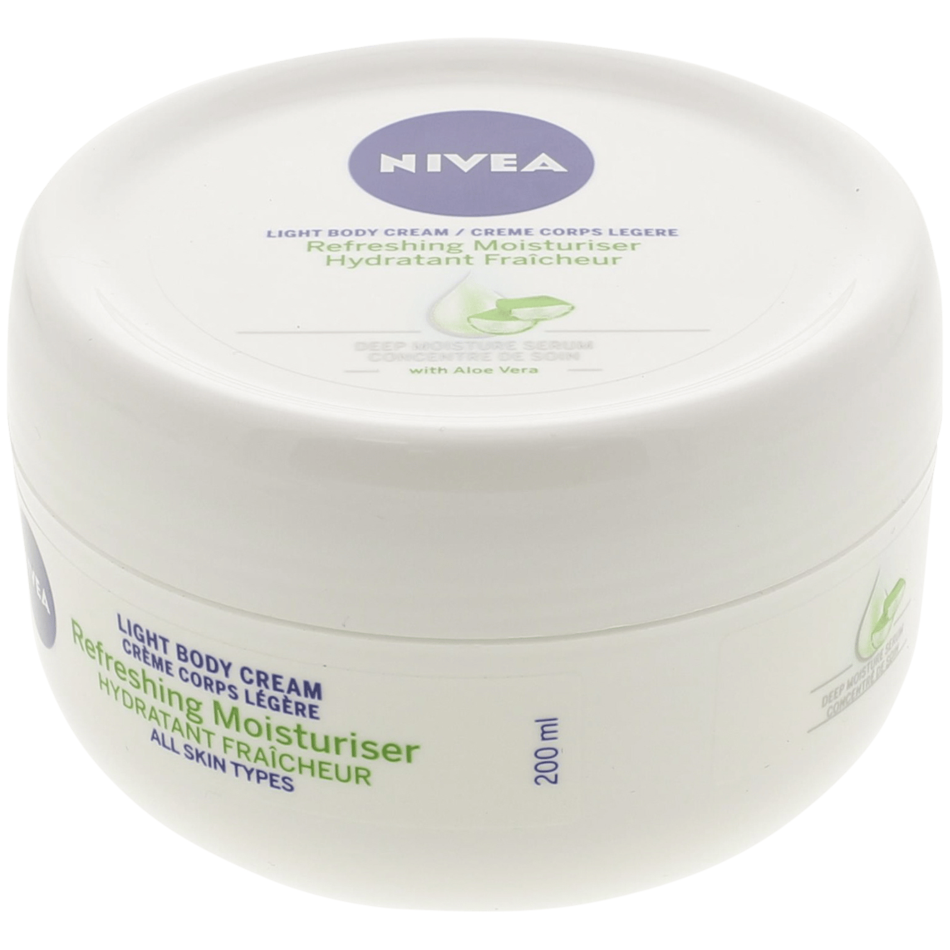 nivea light body cream aloe vera