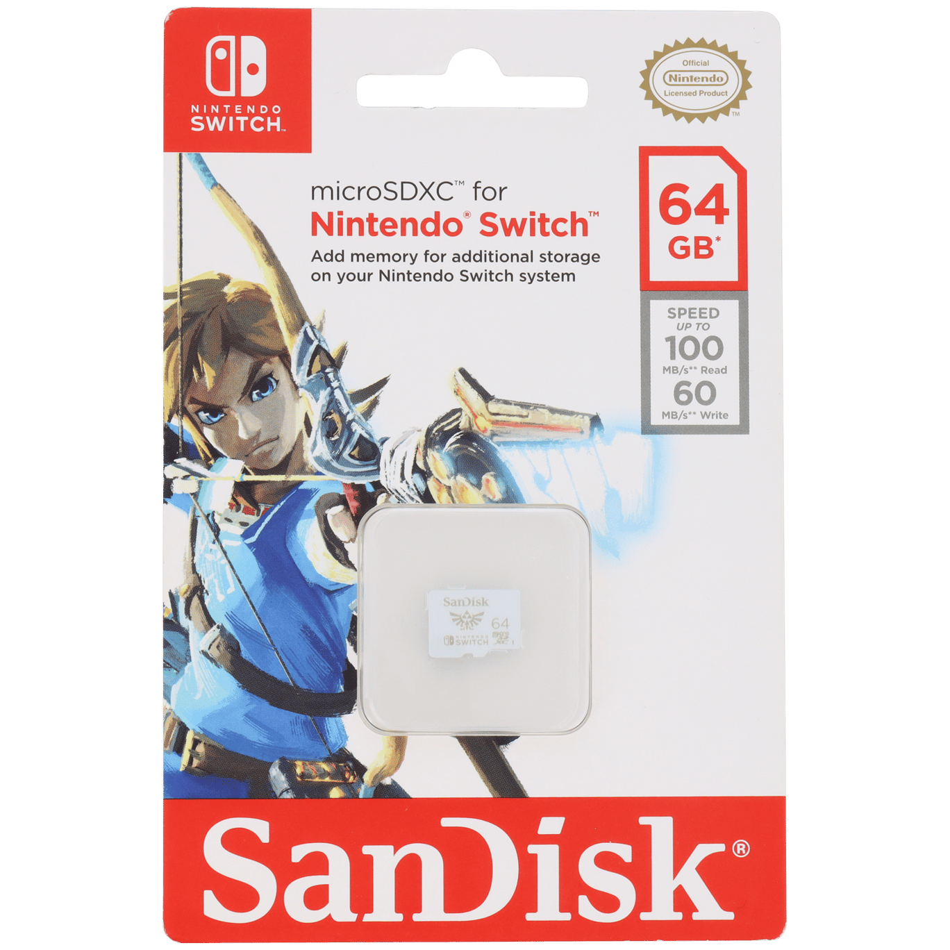 SanDisk micro SDXC-kaart voor Nintento Switch |