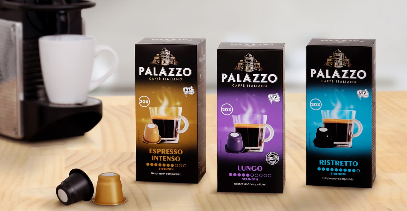 Začnite deň s kávou Palazzo